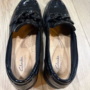 Clark’s Zylah May Black Patent Loafers